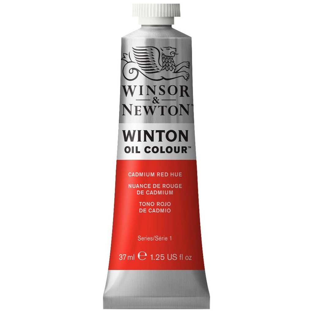 Winsor & Newton Winton Oil Colour - Tube of 37 ML - Cadmium Red Hue (095)