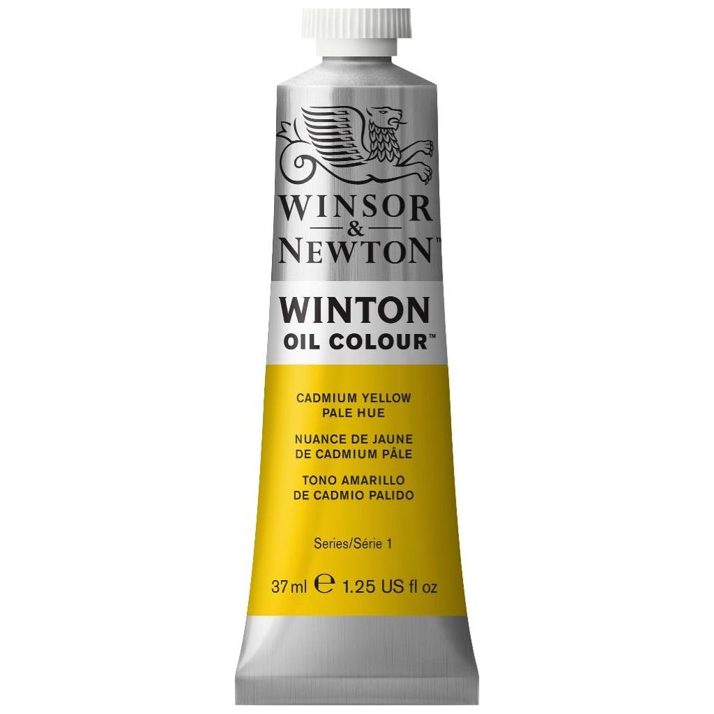 Winsor & Newton Winton Oil Colour - Tube of 37 ML - Cadmium Yellow Pale Hue (119)