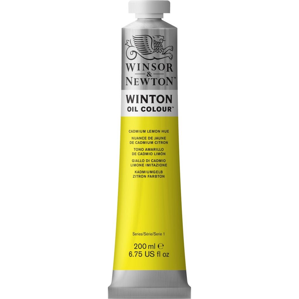 Winsor & Newton Winton Oil Colour - Tube of 200 ML - Cadmium Lemon Hue (087)