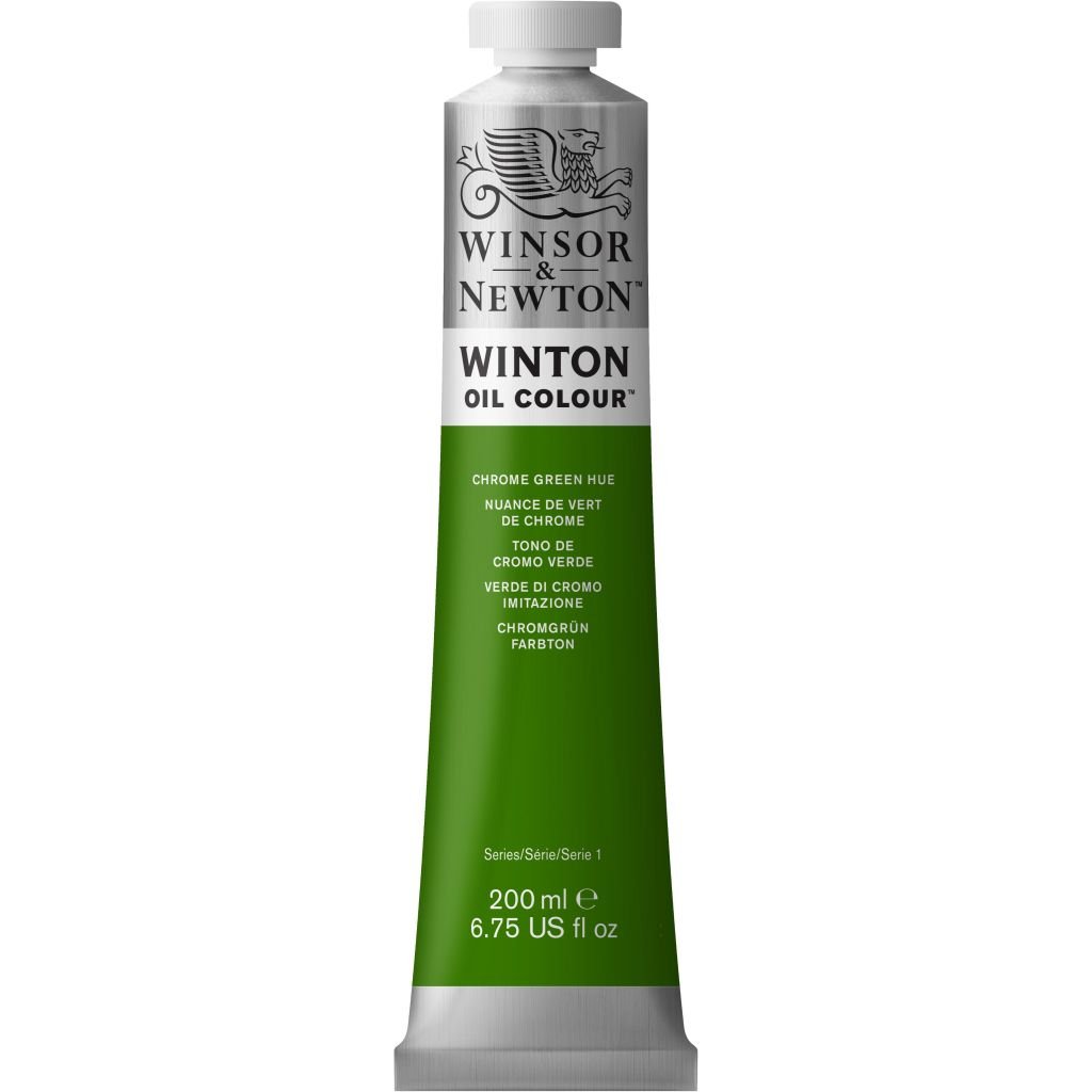 Winsor & Newton Winton Oil Colour - Tube of 200 ML - Chrome Green Hue (145)