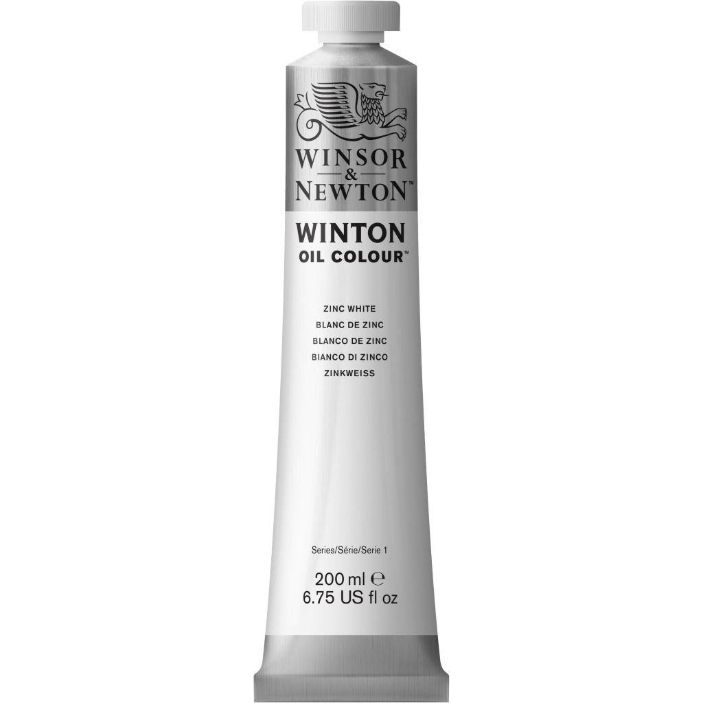 Winsor & Newton Winton Oil Colour - Tube of 200 ML - Zinc White (748)