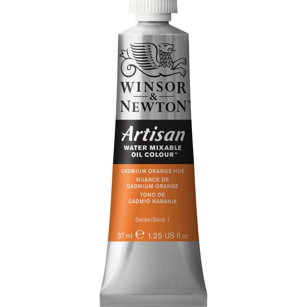 Winsor & Newton Artisan Water Mixable Oil - Tube of 37 ML - Cadmium Orange Hue (090)