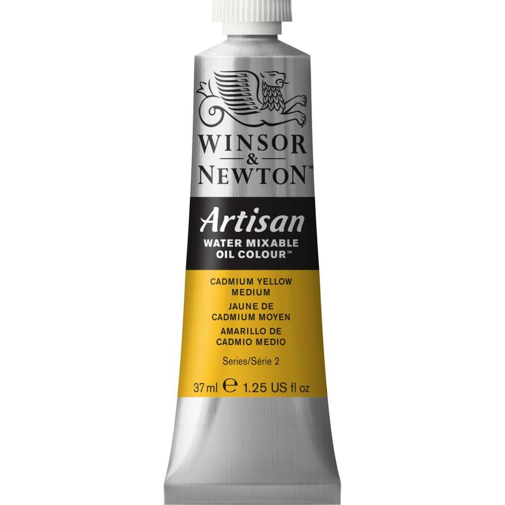Winsor & Newton Artisan Water Mixable Oil - Tube of 37 ML - Cadmium Yellow Medium (116)