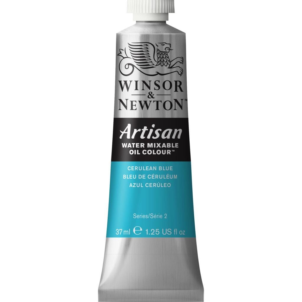 Winsor & Newton Artisan Water Mixable Oil - Tube of 37 ML - Cerulean Blue (137)
