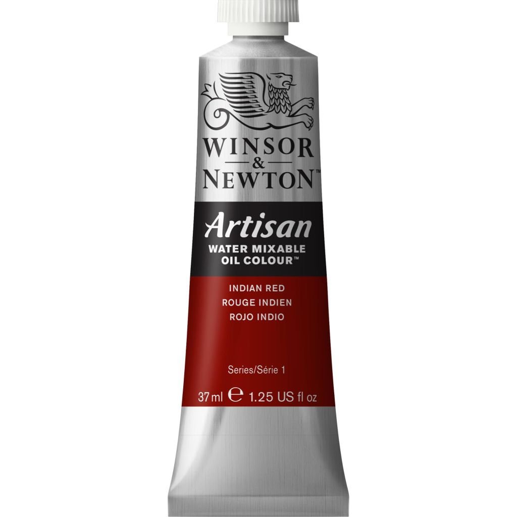 Winsor & Newton Artisan Water Mixable Oil - Tube of 37 ML - Indian Red (317)