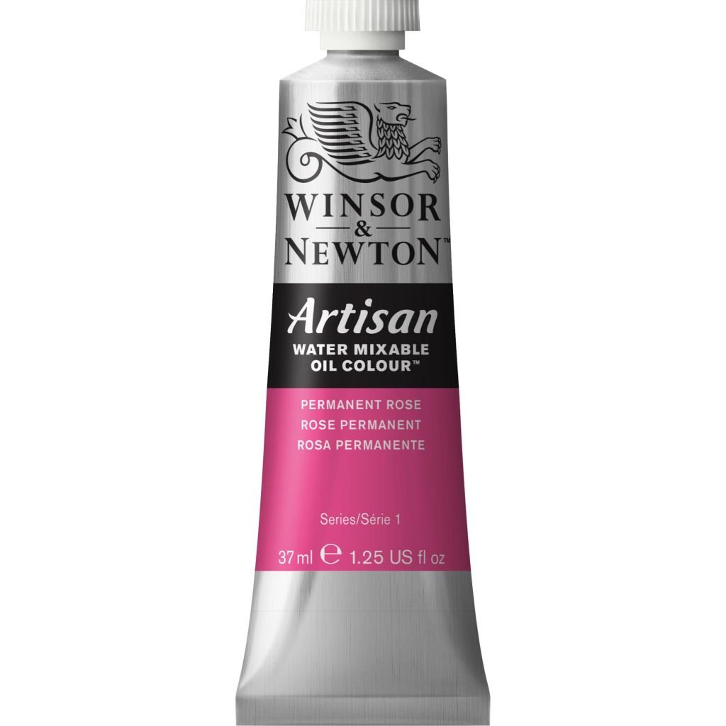 Winsor & Newton Artisan Water Mixable Oil - Tube of 37 ML - Permanent Rose (502)