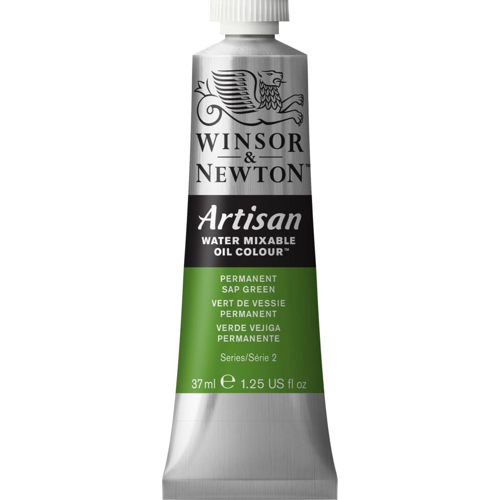 Winsor & Newton Artisan Water Mixable Oil - Tube of 37 ML - Permanent Sap Green (503)