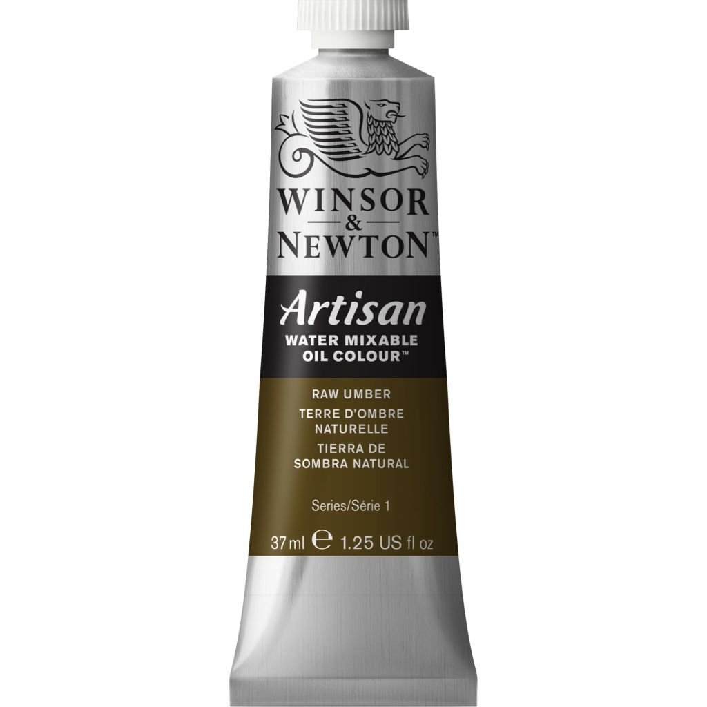 Winsor & Newton Artisan Water Mixable Oil - Tube of 37 ML - Raw Umber (554)