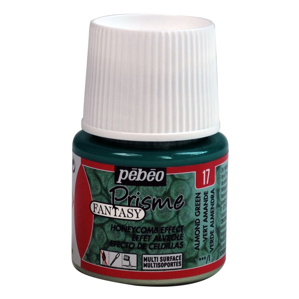 Pebeo Fantasy Prisme Paint - 45 ML Bottle - Almond Green (17)