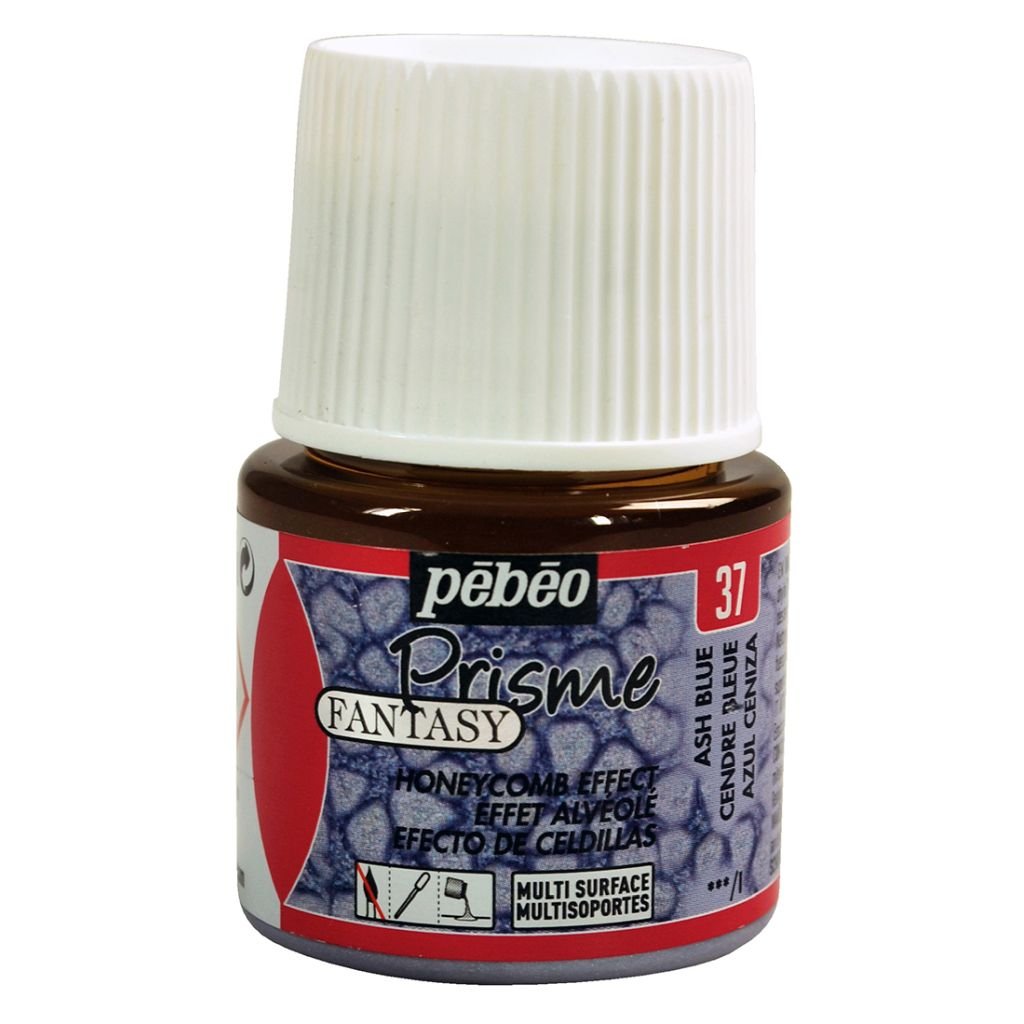Pebeo Fantasy Prisme Paint - 45 ML Bottle - Ash Blue (37)