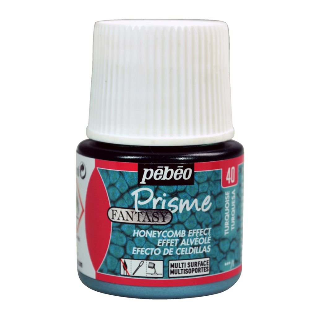 Pebeo Fantasy Prisme Paint - 45 ML Bottle - Turquoise (40)