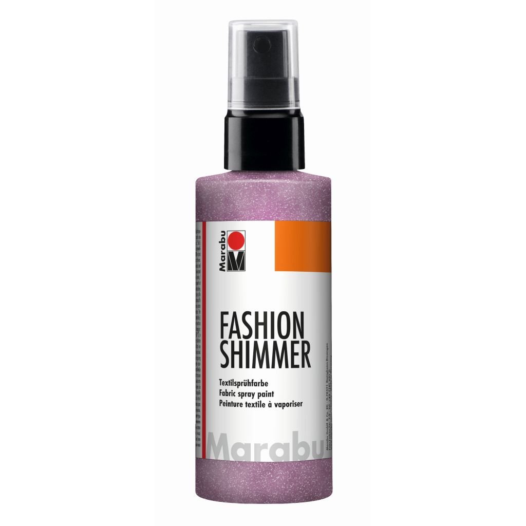 Marabu Fashion-Shimmer - 100 ML Spray Bottle - Rose Pink (534)