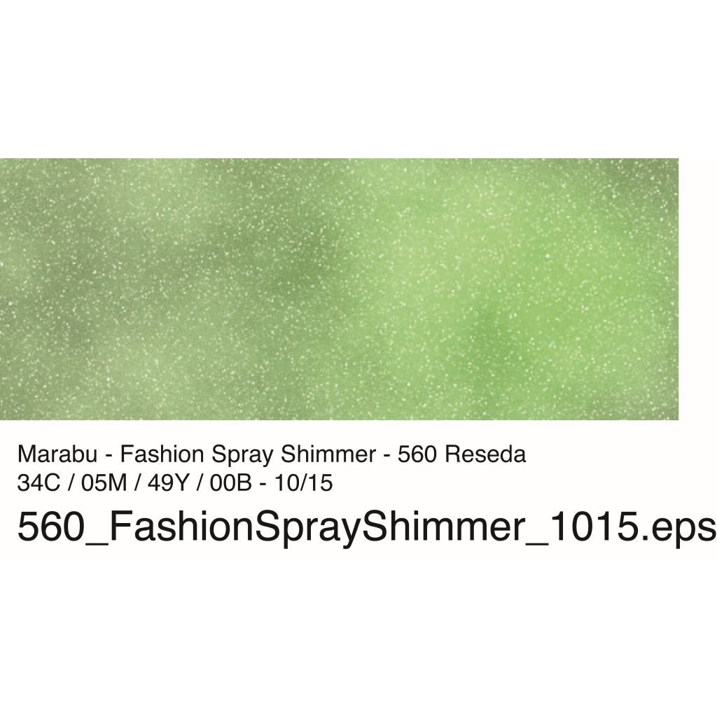Marabu Fashion-Shimmer - 100 ML Spray Bottle - Reseda (560)