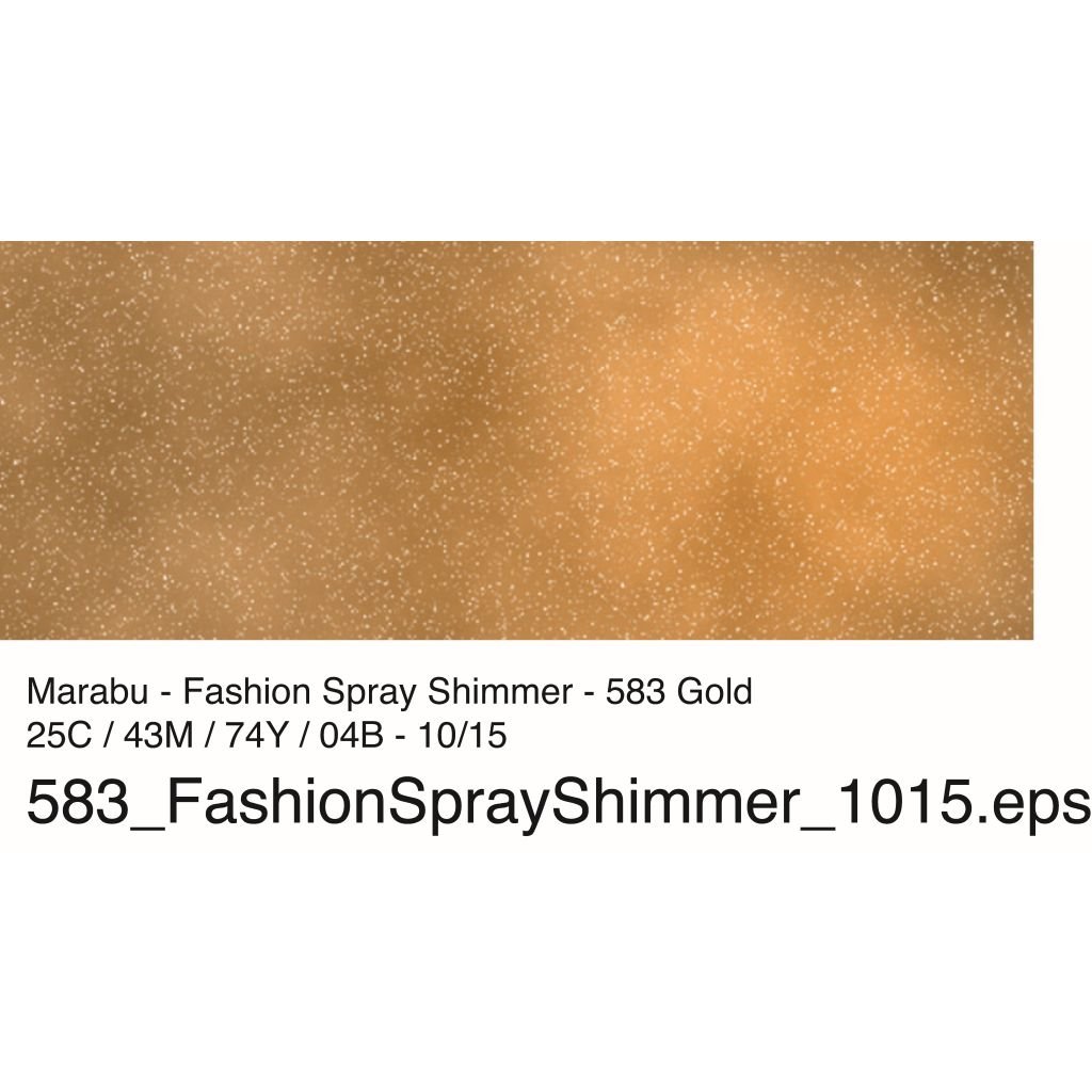 Marabu Fashion-Shimmer - 100 ML Spray Bottle - Gold (583)
