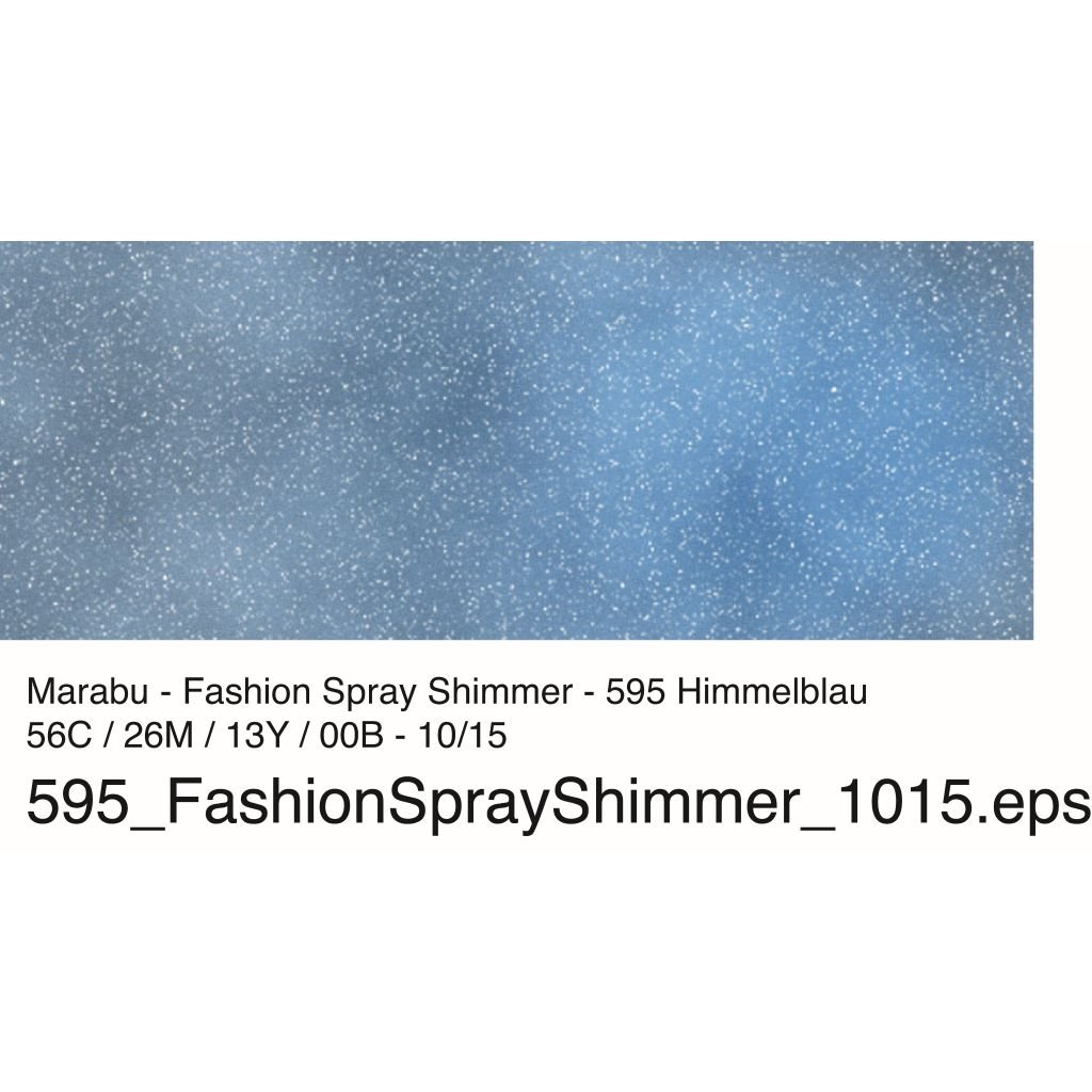 Marabu Fashion-Shimmer - 100 ML Spray Bottle - Sky Blue (595)