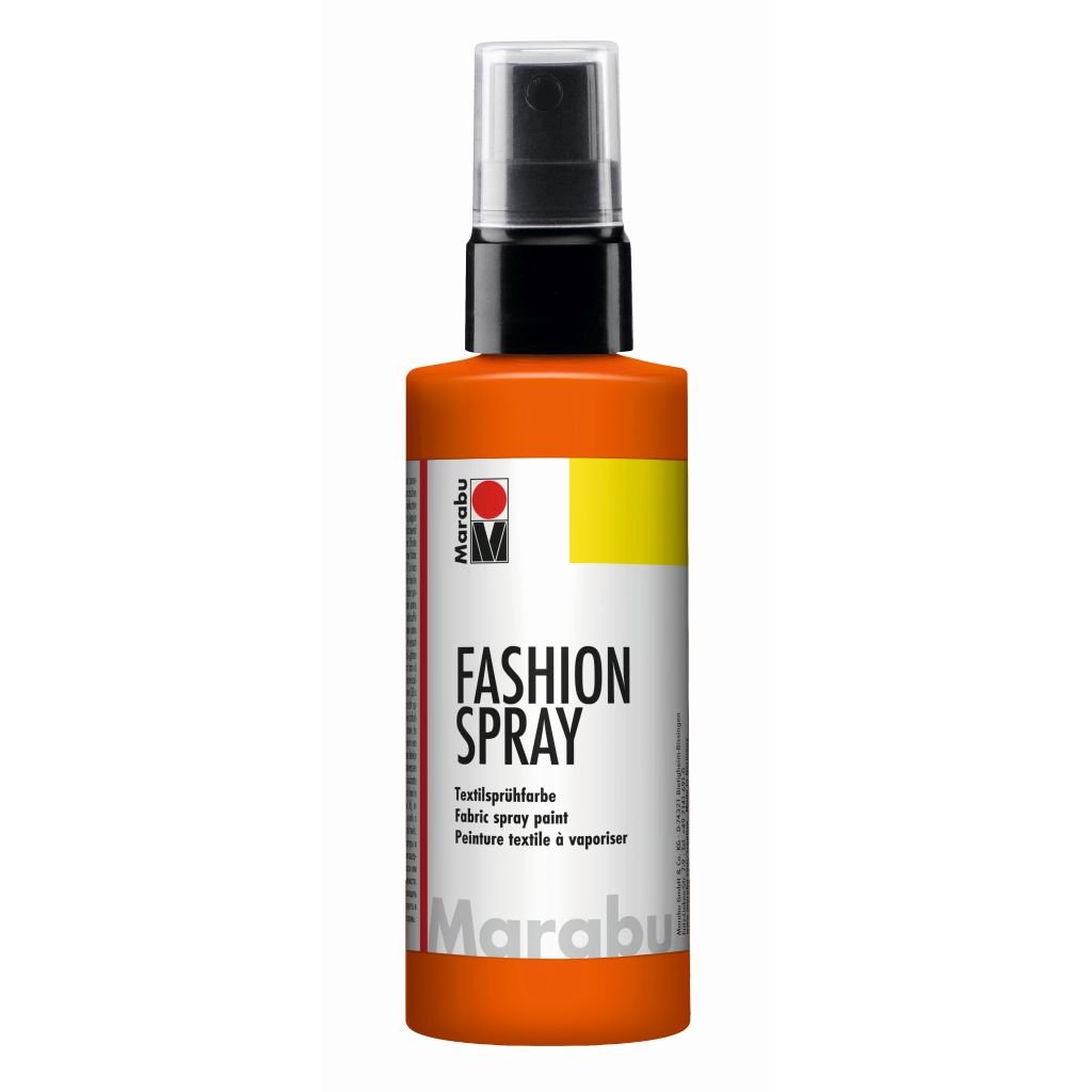 Marabu Fashion Spray - 100 ML Spray Bottle - Red Orange (023)