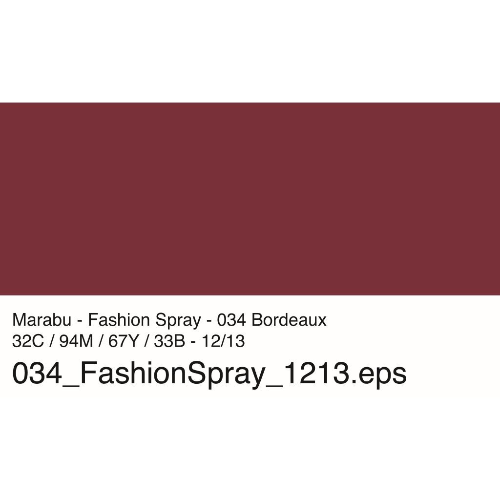 Marabu Fashion Spray - 100 ML Spray Bottle - Bordeaux (034)