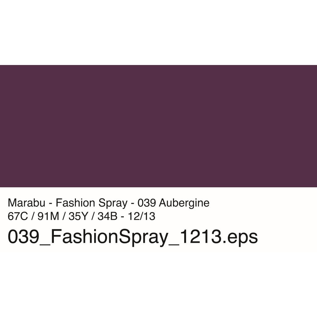 Marabu Fashion Spray - 100 ML Spray Bottle - Aubergine (039)