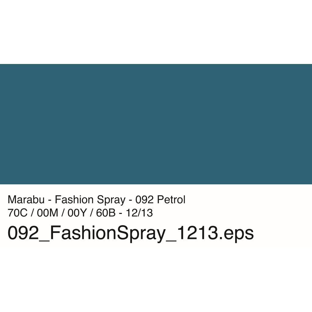 Marabu Fashion Spray - 100 ML Spray Bottle - Petrol (092)