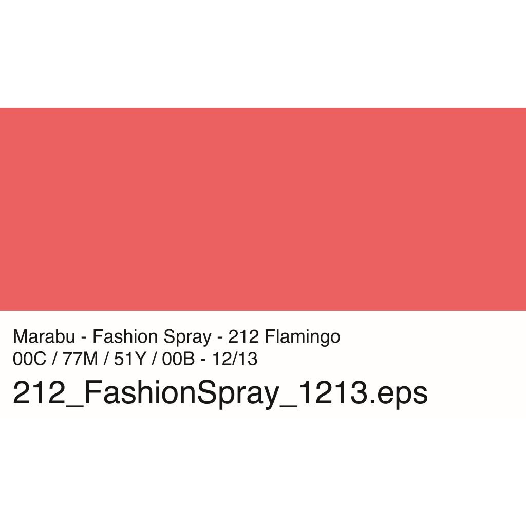 Marabu Fashion Spray - 100 ML Spray Bottle - Flamingo (212)