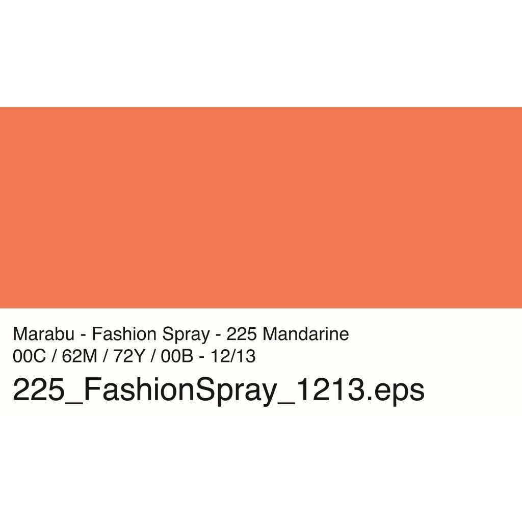 Marabu Fashion Spray - 100 ML Spray Bottle - Tangerine (225)
