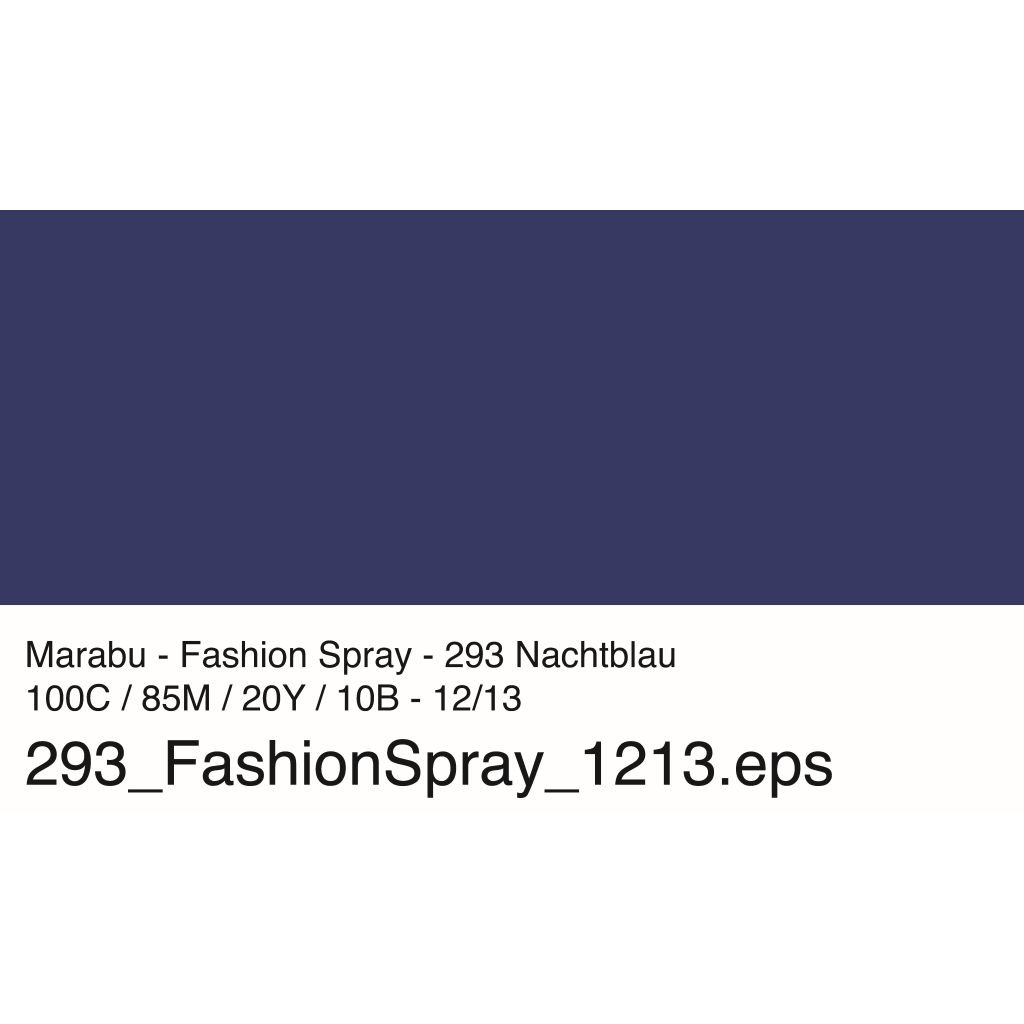 Marabu Fashion Spray - 100 ML Spray Bottle - Night Blue (293)