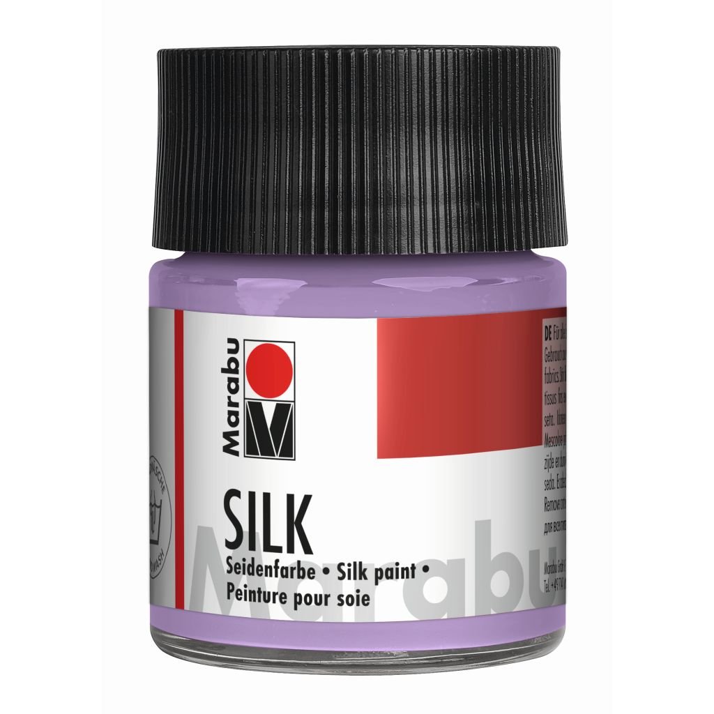 Marabu Silk Paint - Bottle of 50 ML - Lavender (007)