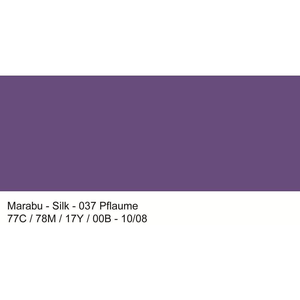 Marabu Silk Paint - Bottle of 50 ML - Plum (037)