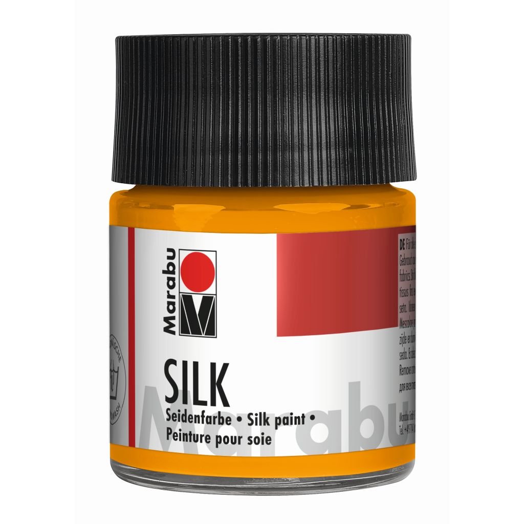 Marabu Silk Paint - Bottle of 50 ML - Tangerine (225)