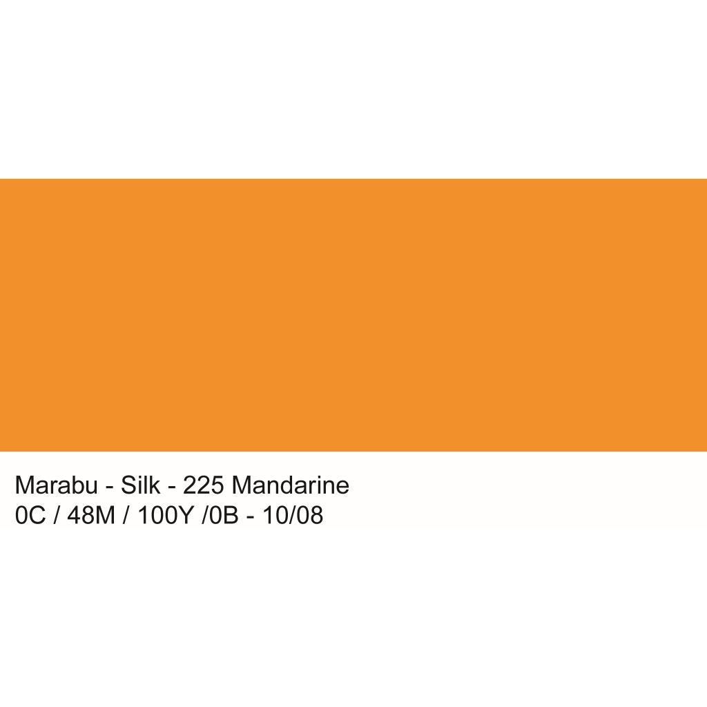 Marabu Silk Paint - Bottle of 50 ML - Tangerine (225)