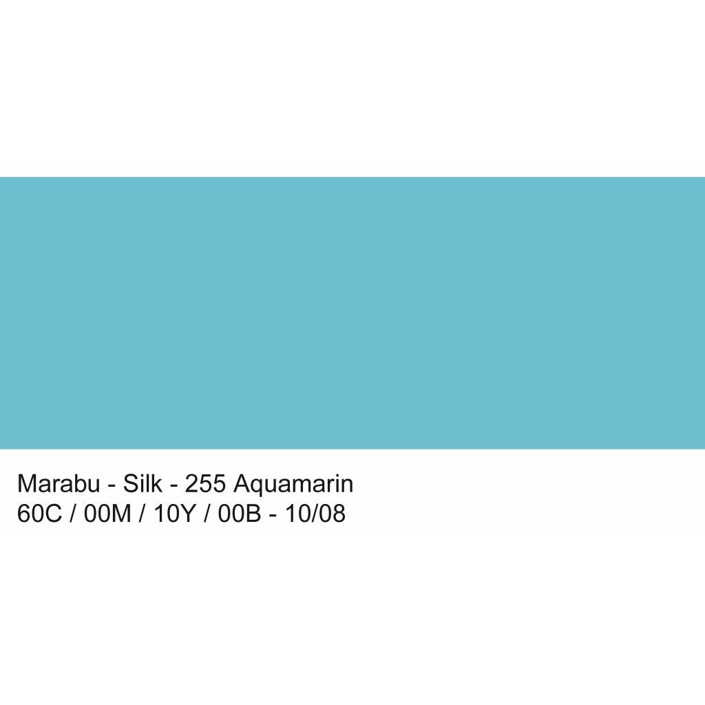 Marabu Silk Paint - Bottle of 50 ML - Aquamarine (255)