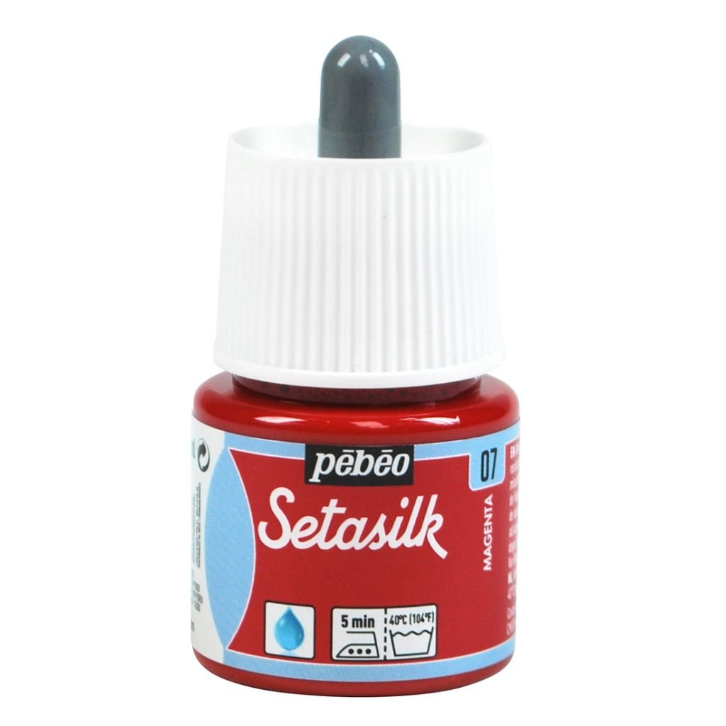 Pebeo Setasilk Paint - 45 ml Bottle - Magenta  (07)