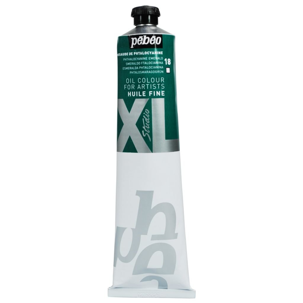 Pebeo Studio Fine XL Oil - Phthalocyanine Emerald (18) - Tube of 200 ML