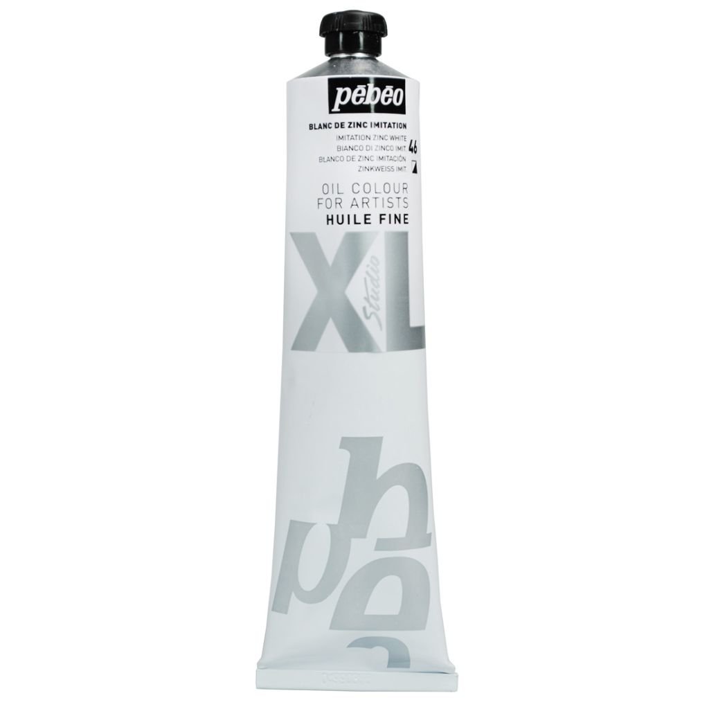 Pebeo Studio Fine XL Oil - Imitation Zinc White (46) - Tube of 200 ML