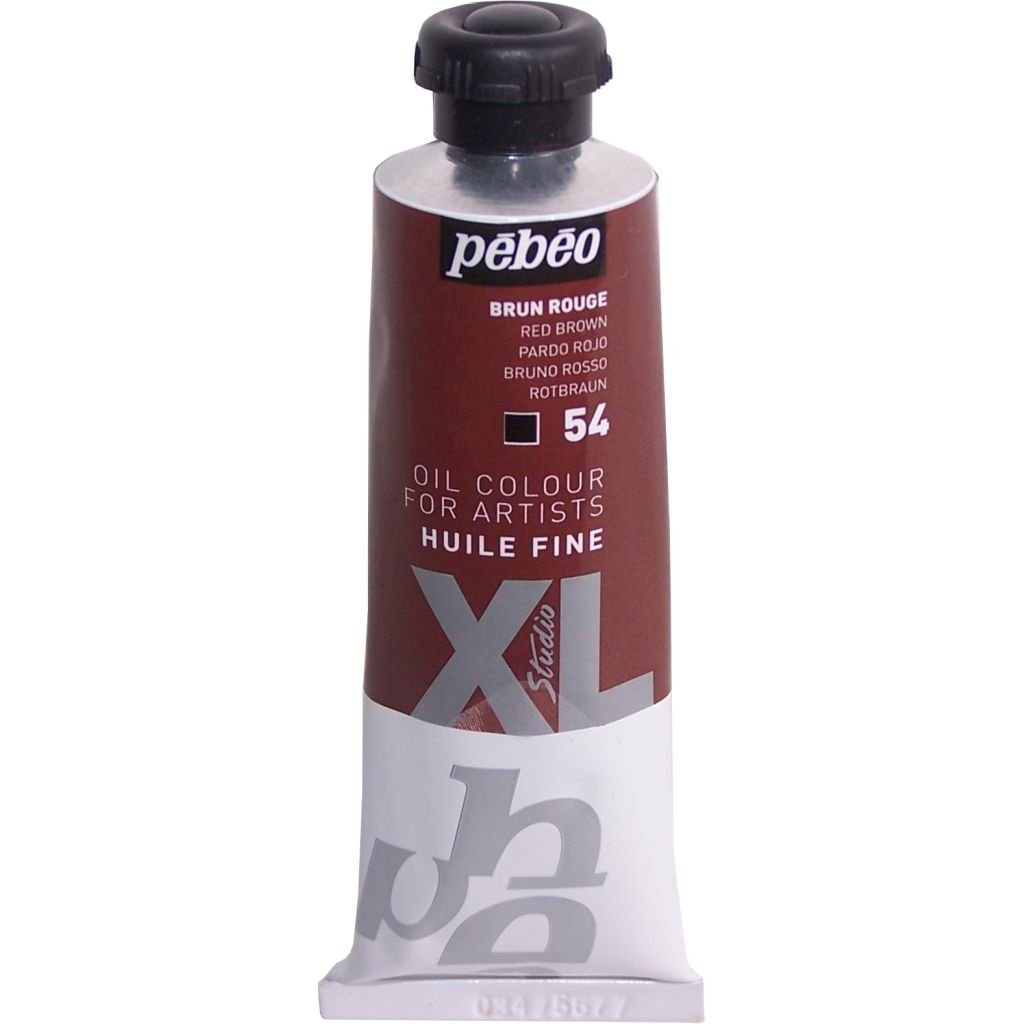Pebeo Studio Fine XL Oil - Red Brown (54) - Tube of 200 ML