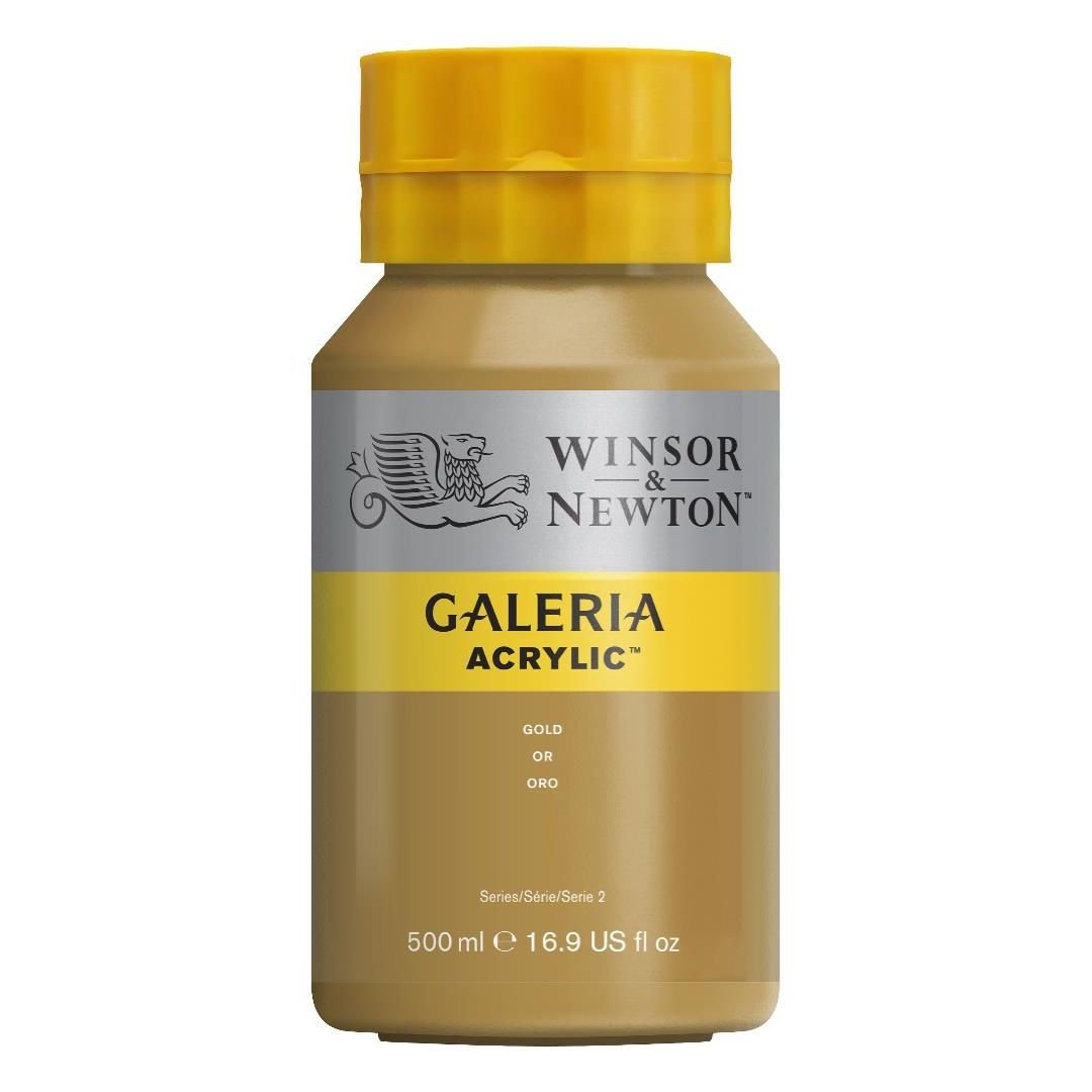 Winsor & Newton Galeria Acrylic Colour - Jar of 500 ML - Gold (283)