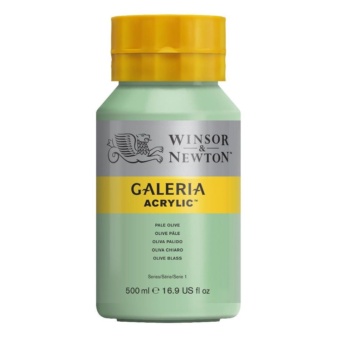 Winsor & Newton Galeria Acrylic Colour - Jar of 500 ML - Pale Olive (435)