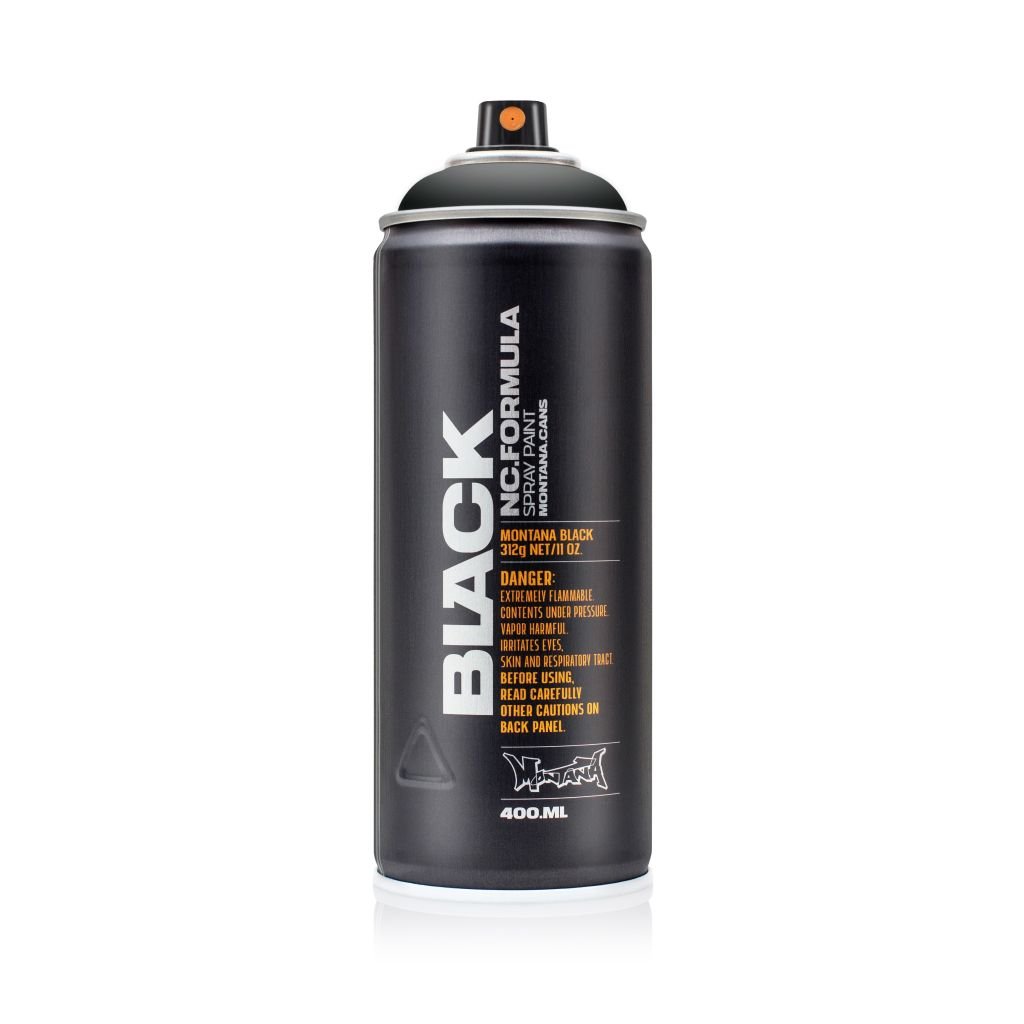 Montana Black Spray Paint - 400 ML Can - Black (BLK9001)