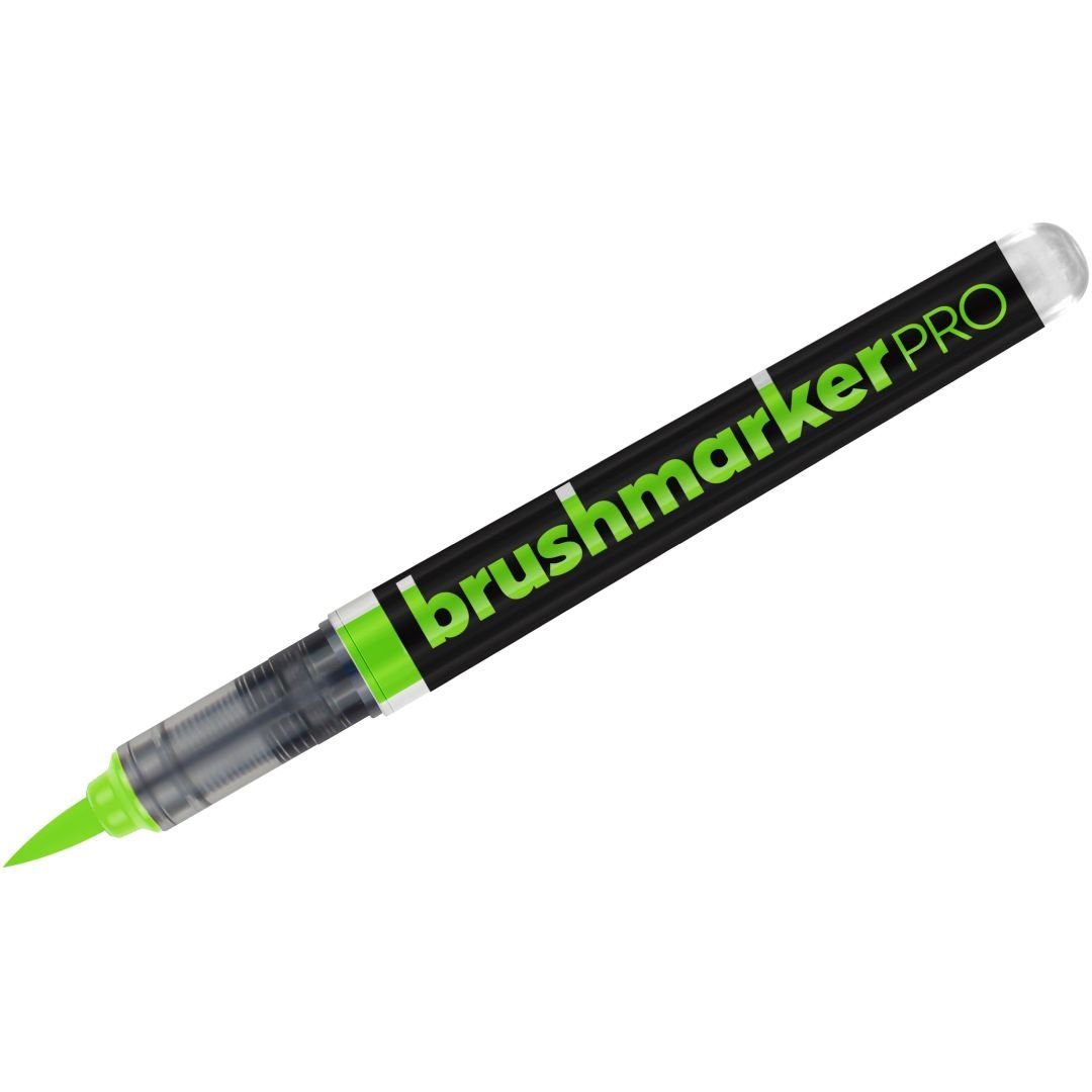 Karin Brushmarker PRO - Water-Based - Brush Tip - Neon Light Green (6110)