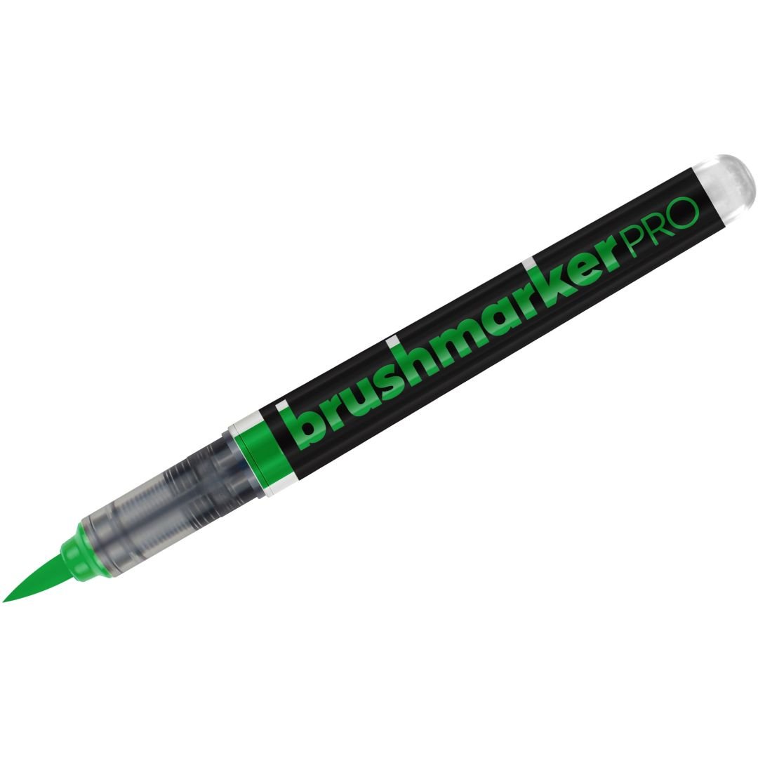 Karin Brushmarker PRO - Water-Based - Brush Tip - Neon  Green (6111)