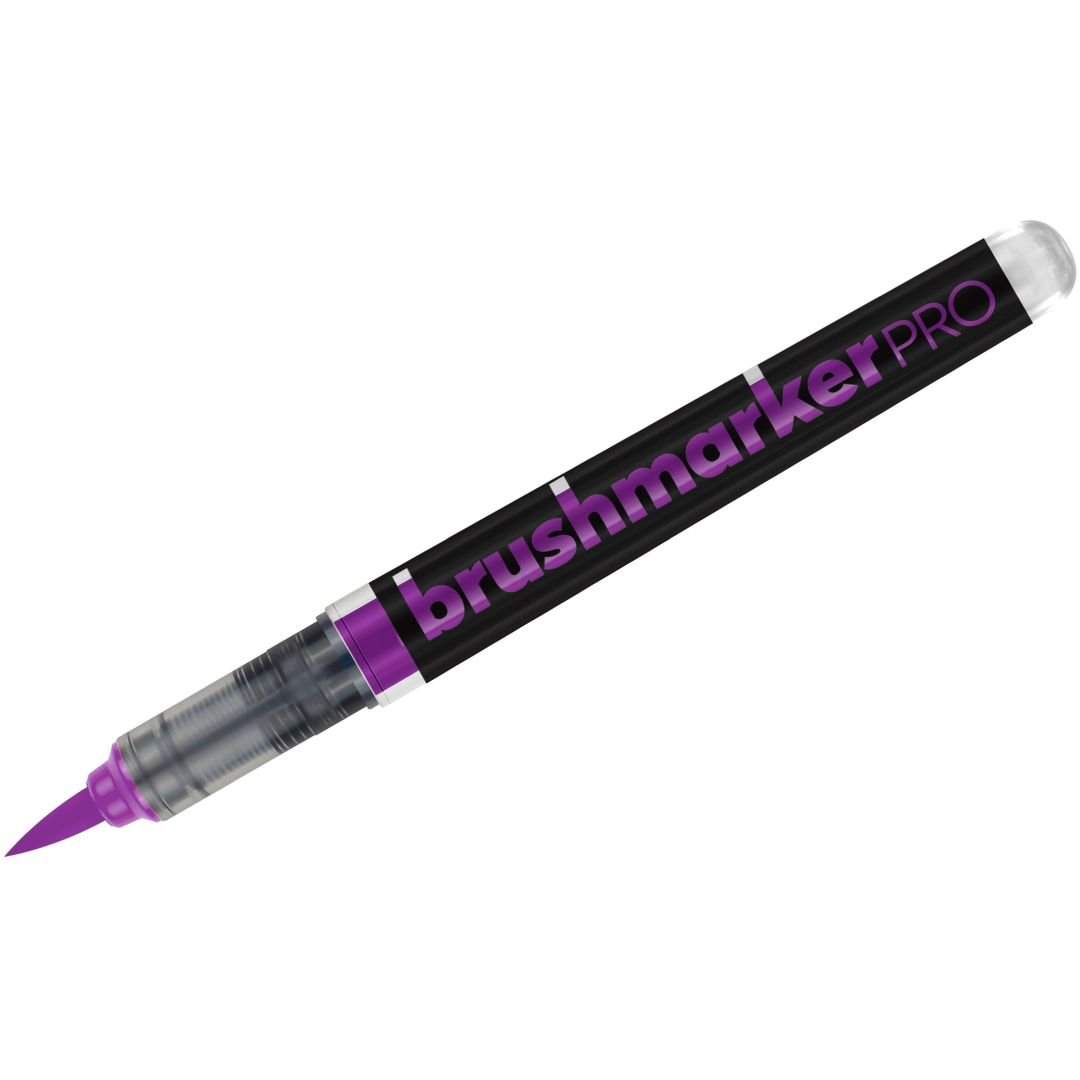 Karin Brushmarker PRO - Water-Based - Brush Tip - Neon Violet (6172)