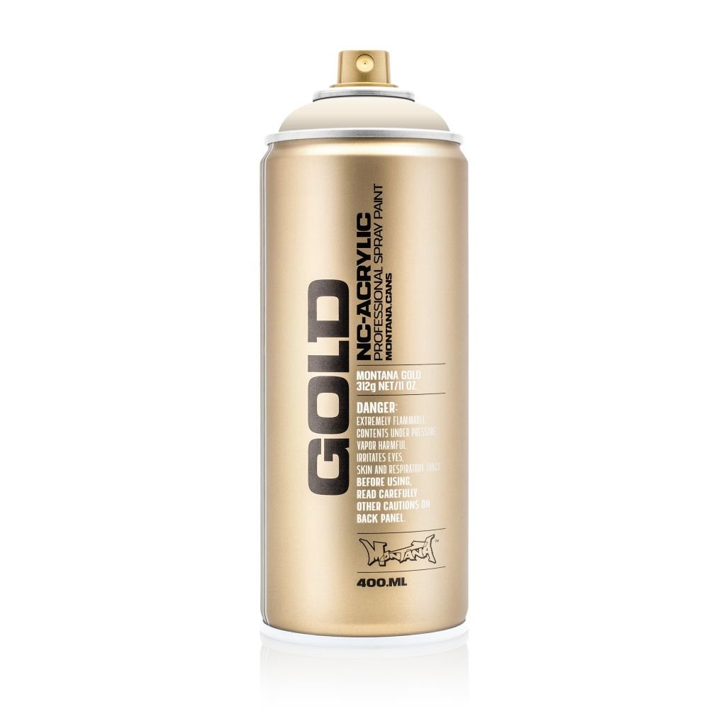 Montana Gold Acrylic Professional Spray Paint - 400 ML Can - Bone (G 1400)