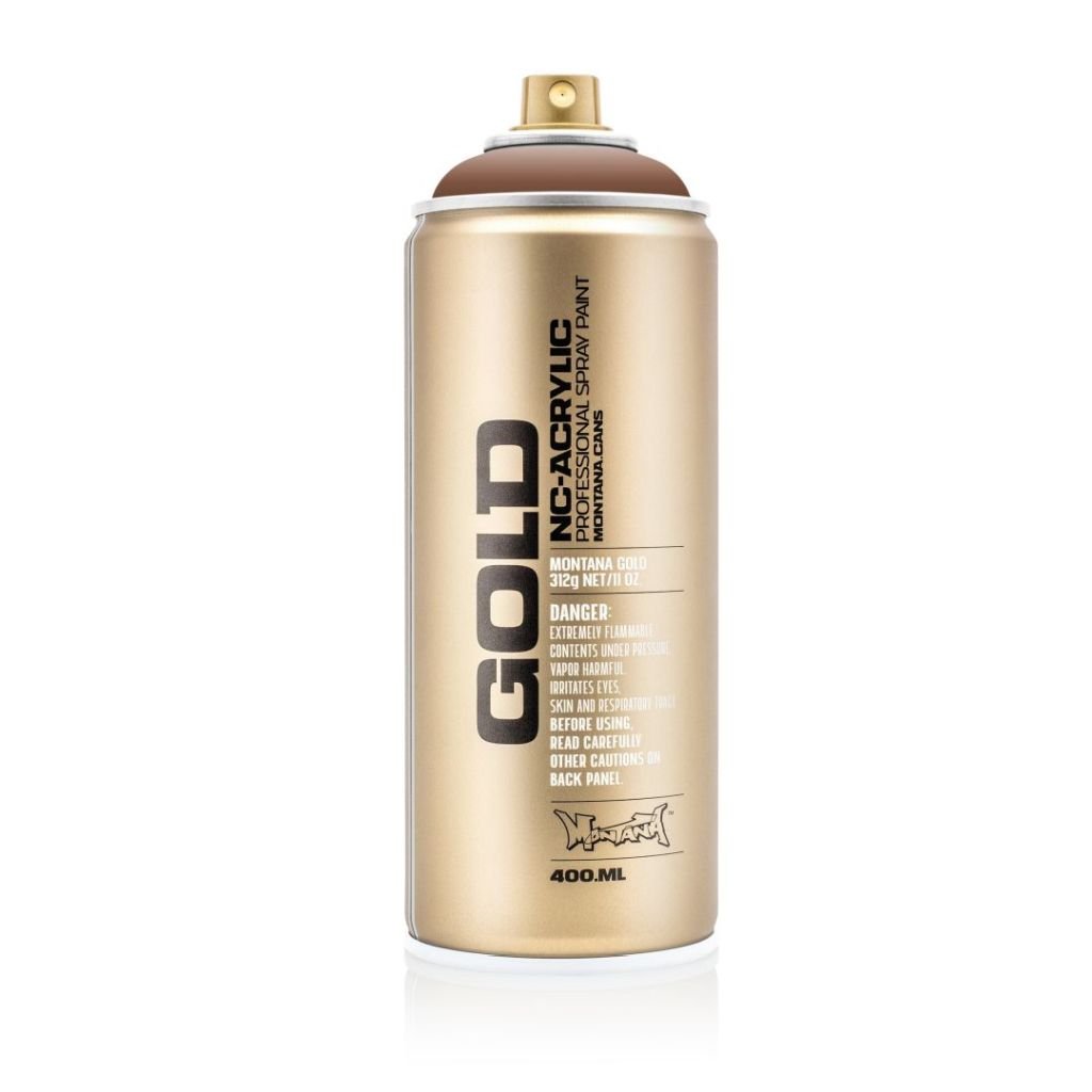 Montana Gold Acrylic Professional Spray Paint - 400 ML Can - Hot Chocolate (G 1450)