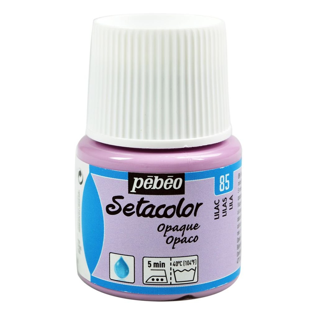 Pebeo Setacolor Opaque Paint - 45 ml bottle - Lilac (85)