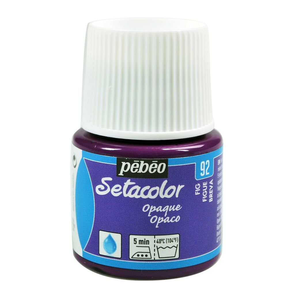 Pebeo Setacolor Opaque Paint - 45 ml bottle - Fig (92)