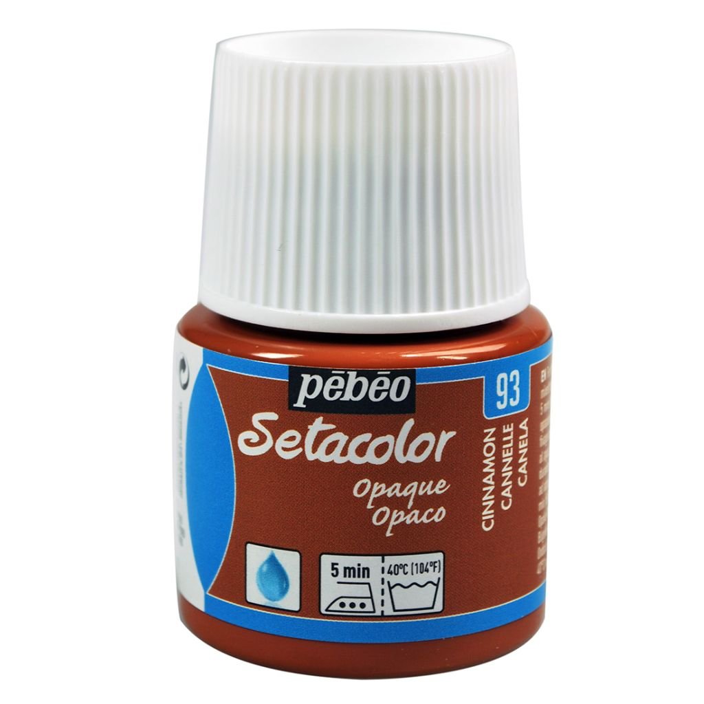 Pebeo Setacolor Opaque Paint - 45 ml bottle - Cinnamon (93)