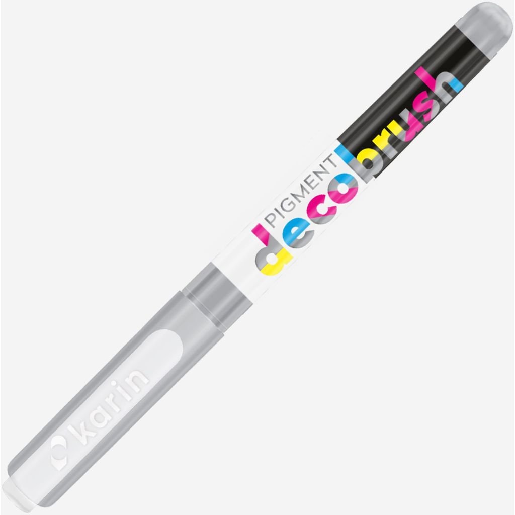 Karin Pigment DecoBrush Acrylic Marker - Brush Tip - Cool Grey 2 (428U)