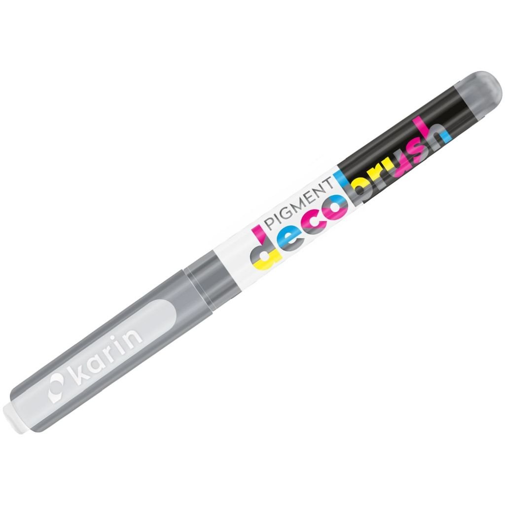 Karin Pigment DecoBrush Acrylic Marker - Brush Tip - Cool Grey 3 (429U)