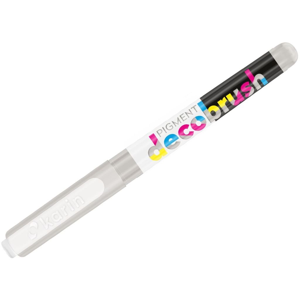 Karin Pigment DecoBrush Acrylic Marker - Brush Tip - Warm Grey 1 (434U)