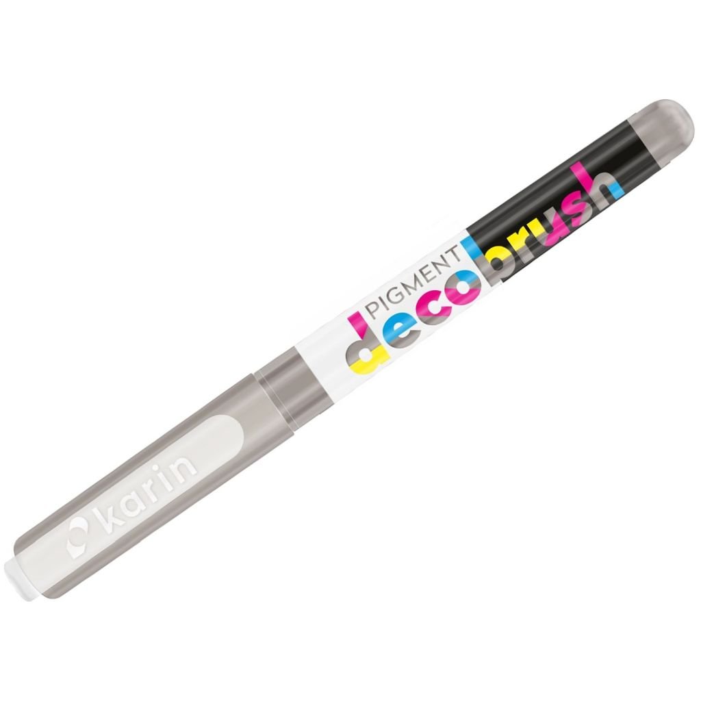 Karin Pigment DecoBrush Acrylic Marker - Brush Tip - Warm Grey 2 (435U)